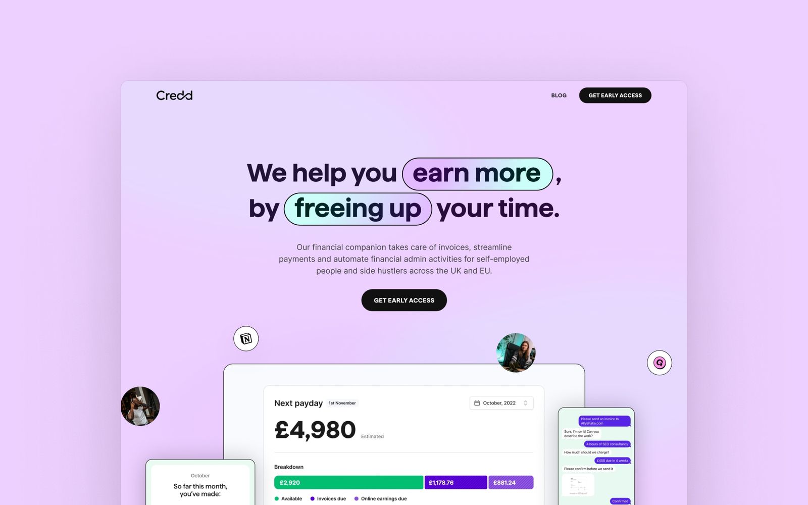 Website design →