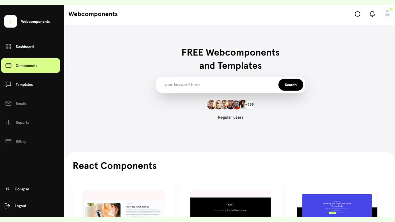 Free web Components thumbnail